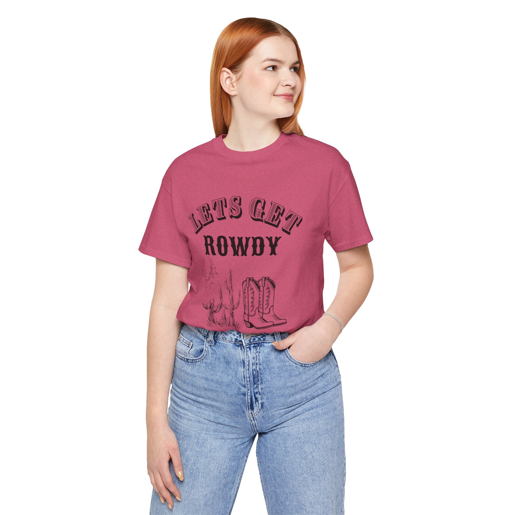 Let's Get Rowdy Cowgirl Bachelorette T-shirts