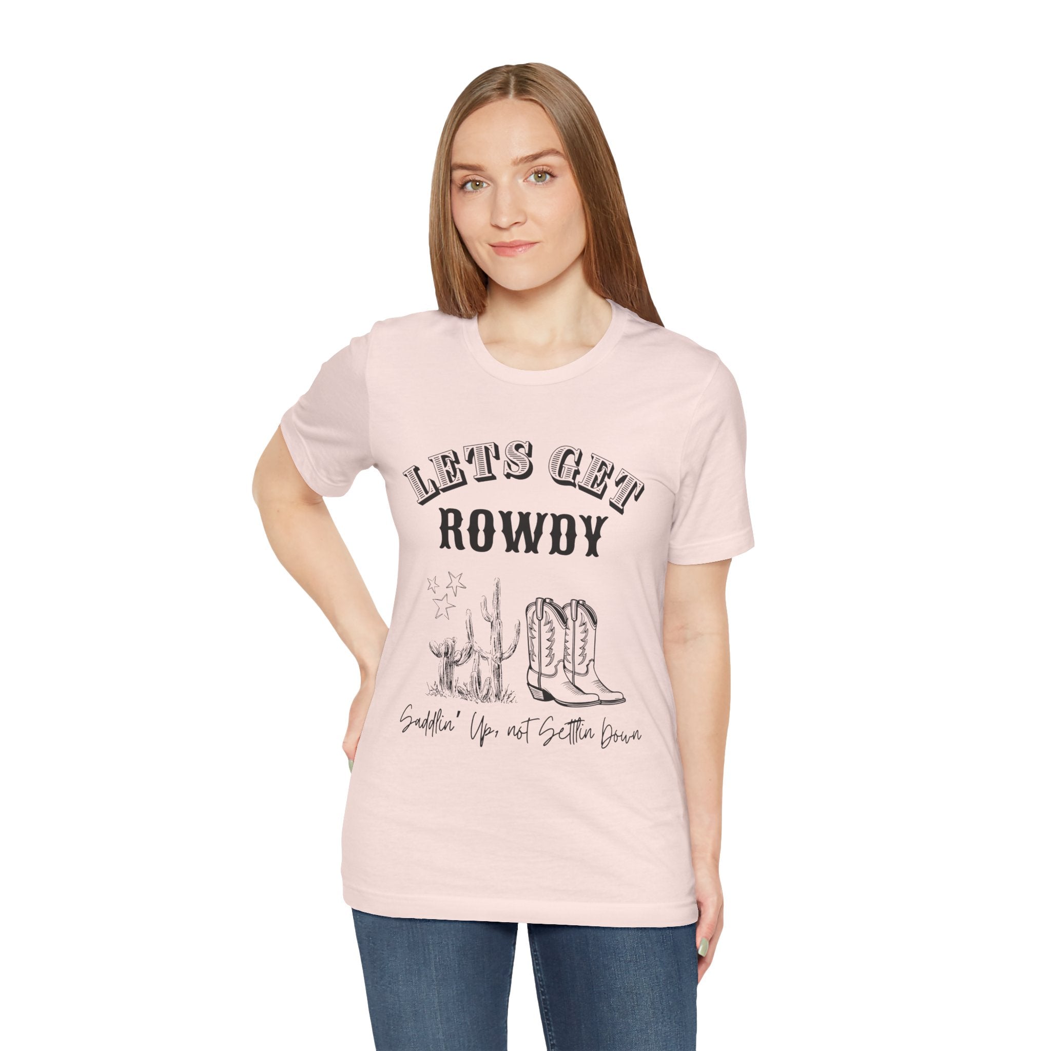 Let's Get Rowdy Cowgirl Bachelorette T-shirts