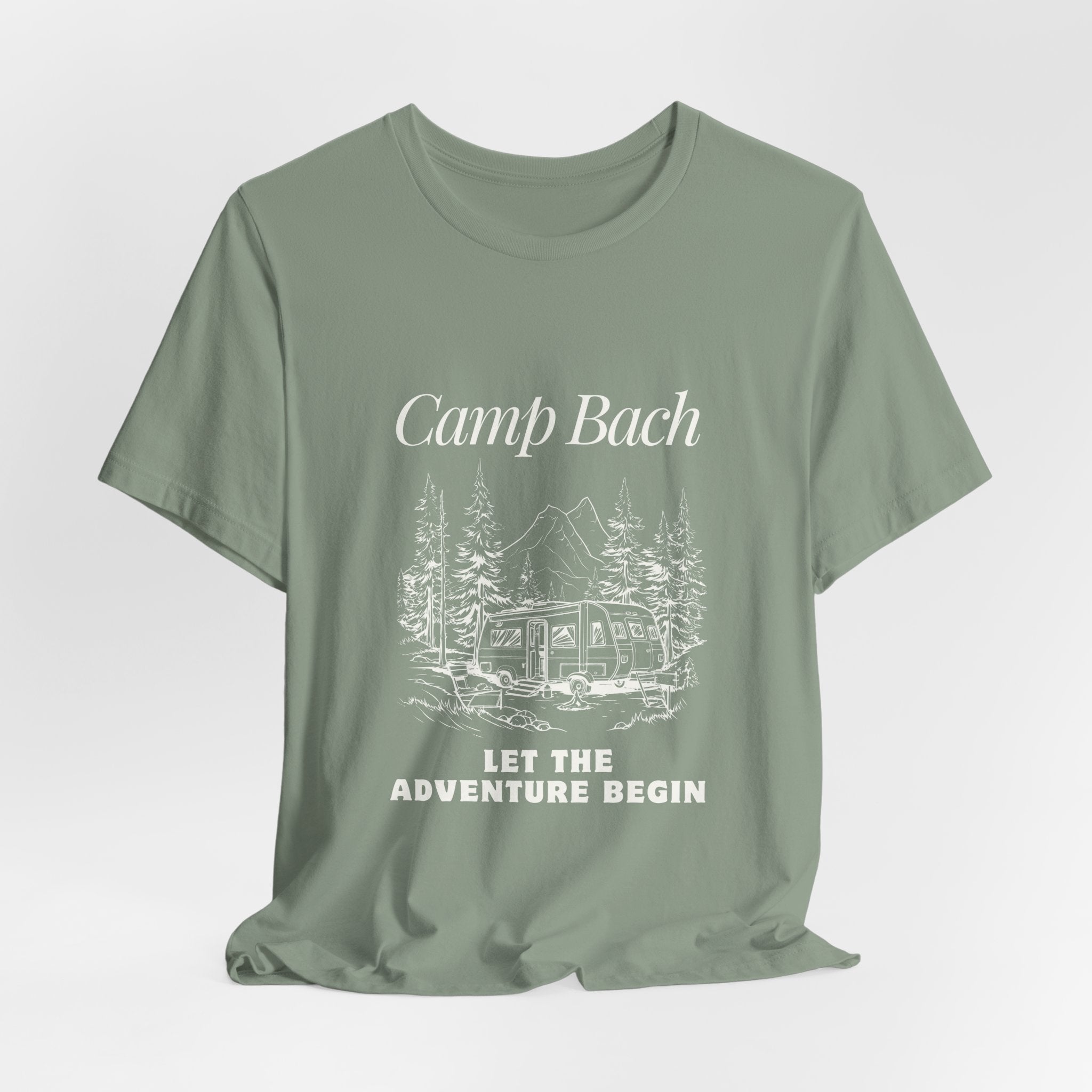 Green Camping Bachelorette T-Shirt