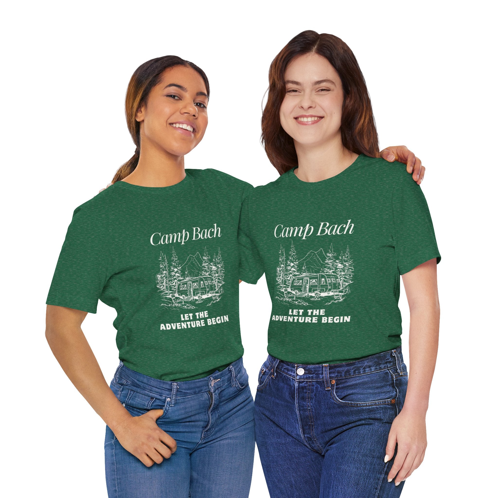 Green Camping Bachelorette T-Shirt