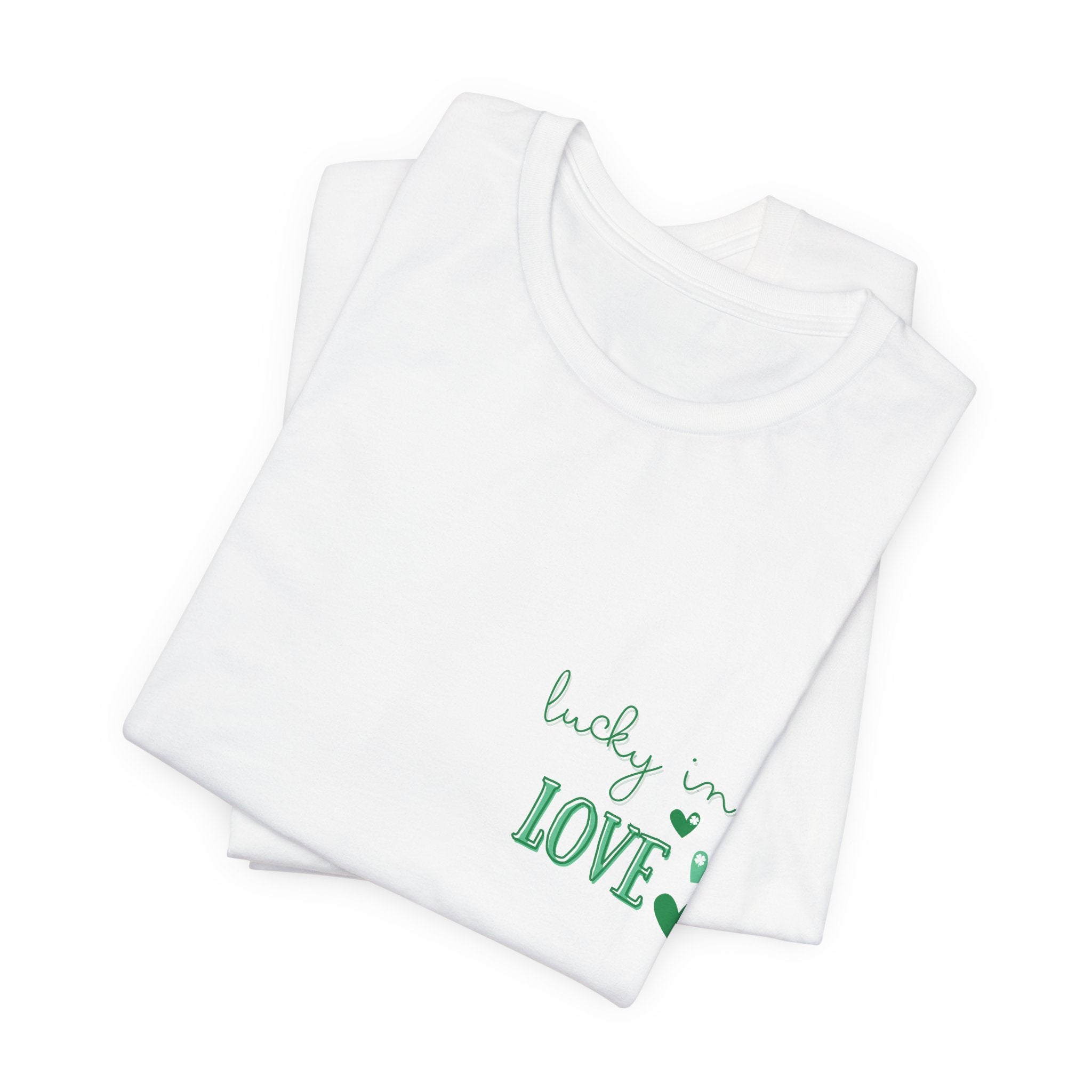 St Patricks Day Lucky in Love Bachelorette T-shirt