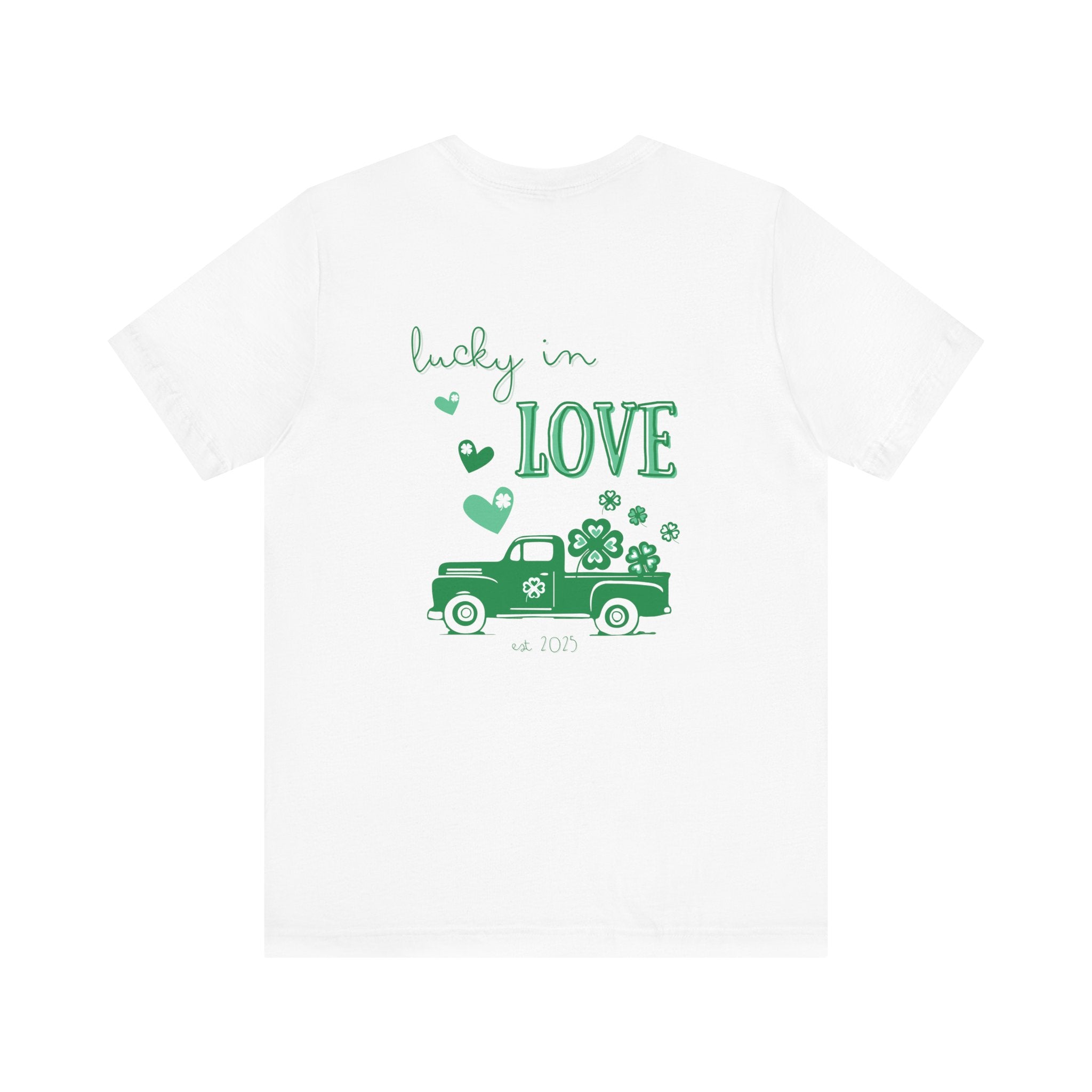 St Patricks Day Lucky in Love Bachelorette T-shirt