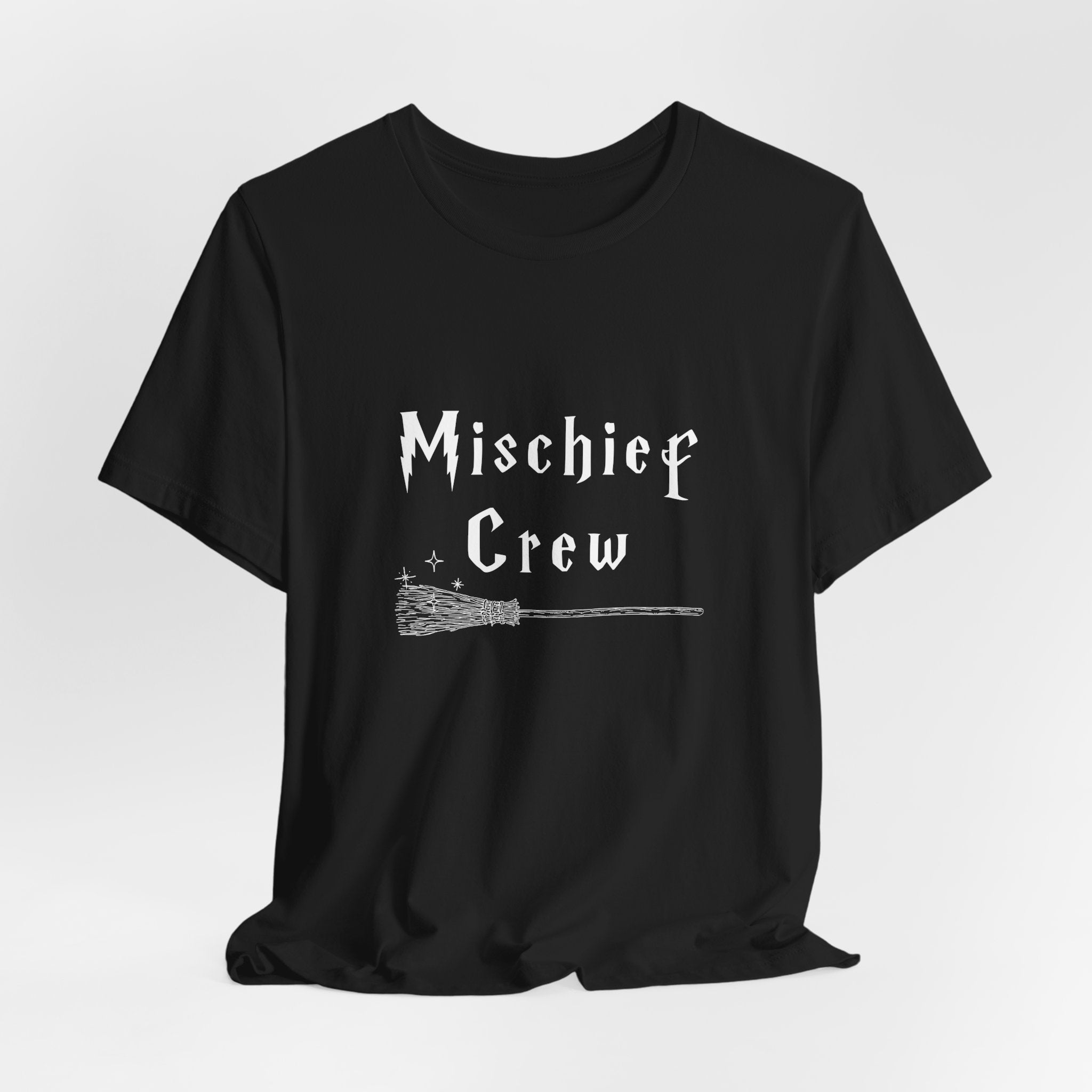 Halloween Wizard Bachelorette Bridesmaids Mischief Crew Tee