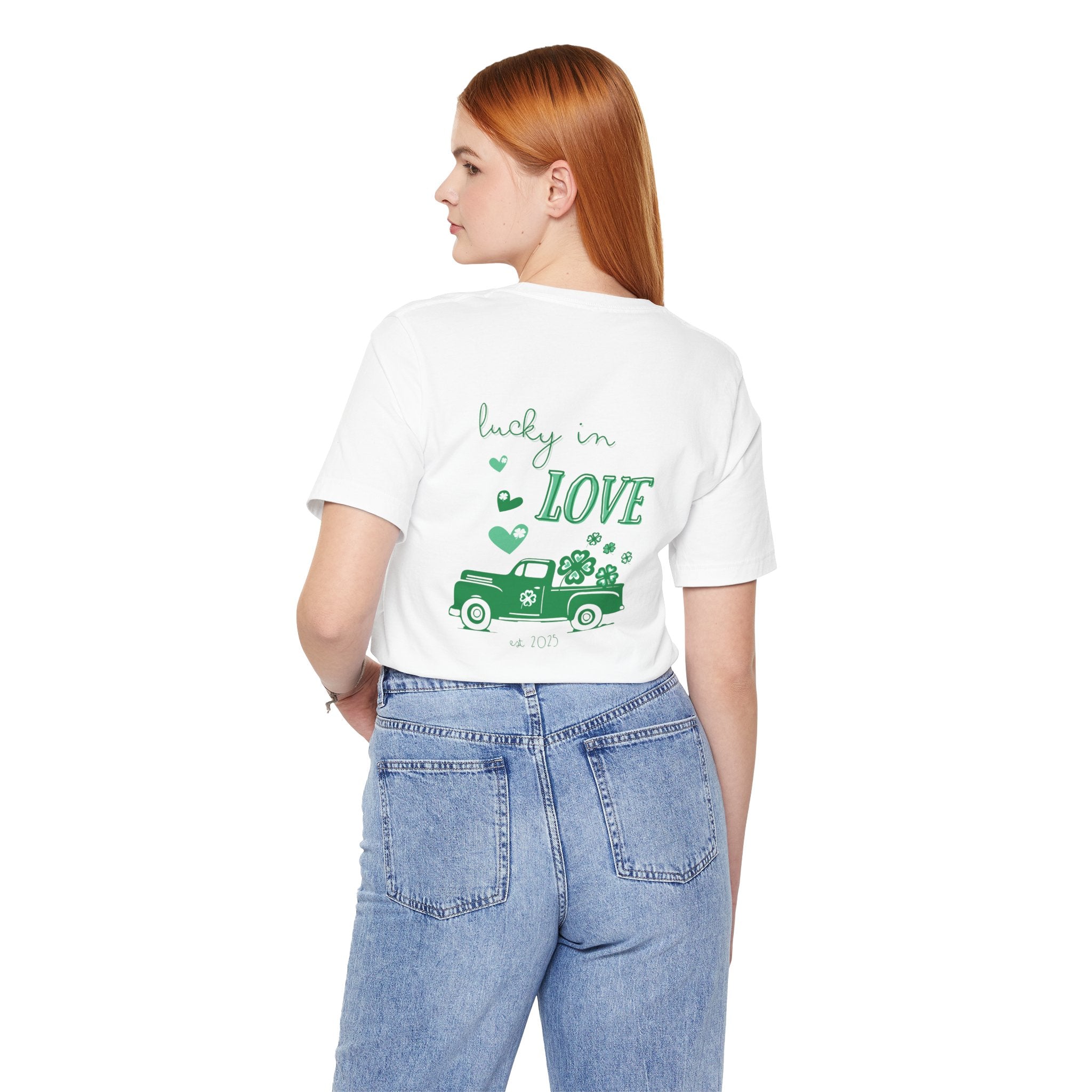 St Patricks Day Lucky in Love Bachelorette T-shirt