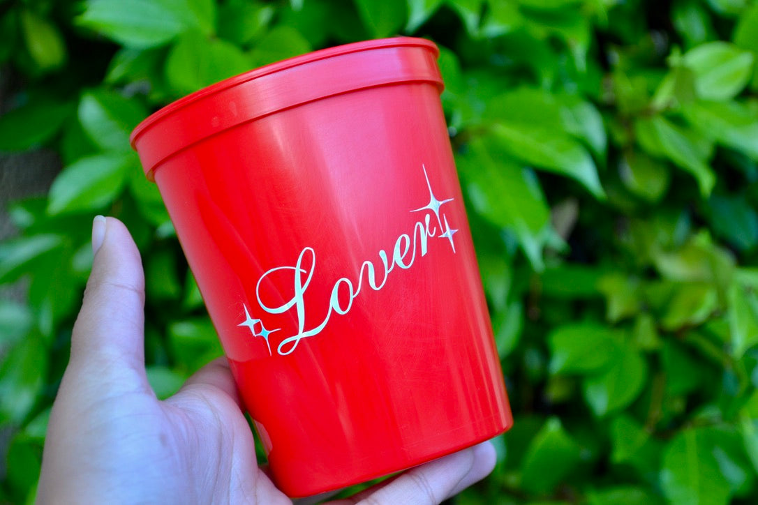 Red Taylor Swift Lover Cups
