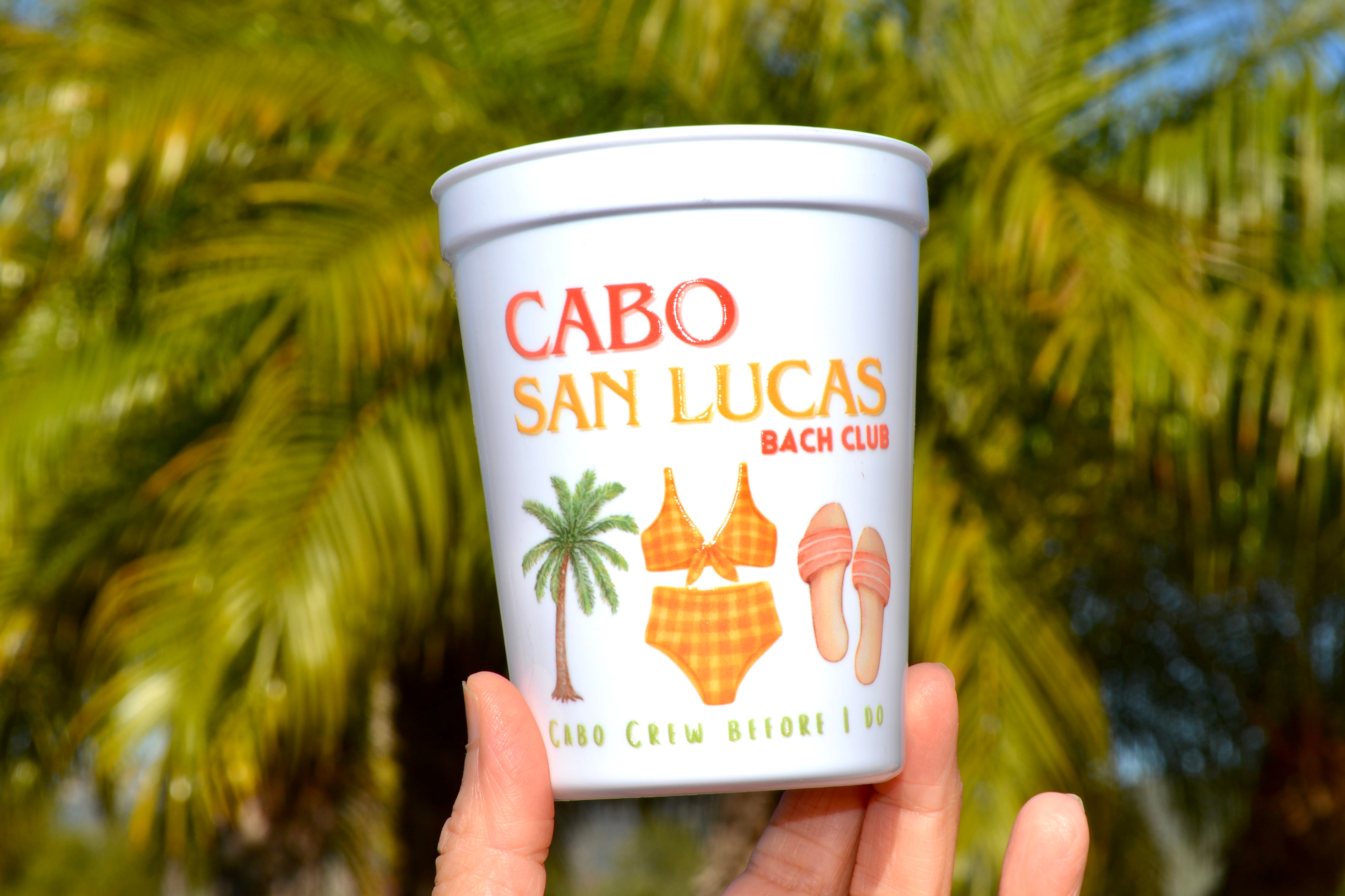 Cabo San Lucas Bachelorette Party Cups