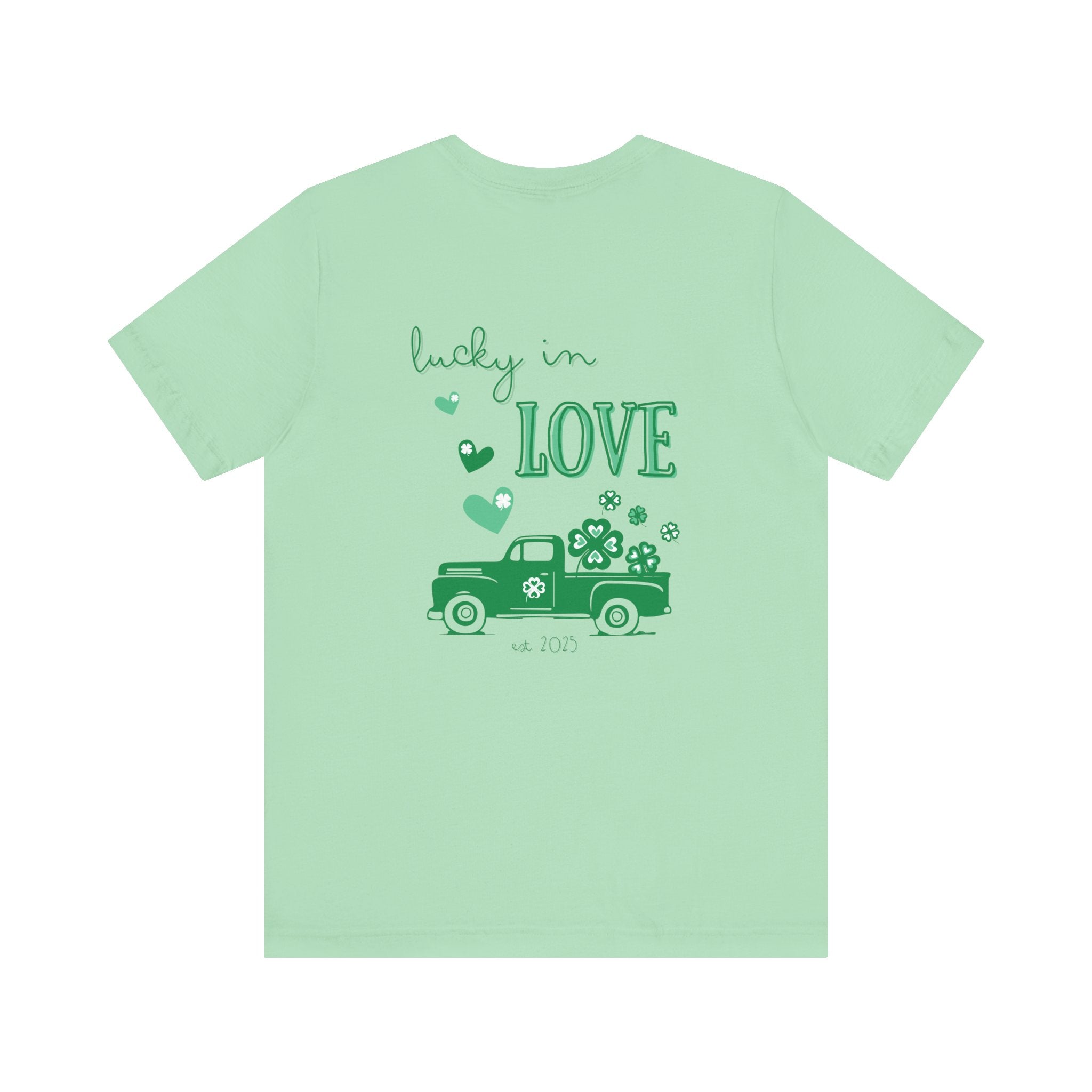 St Patricks Day Lucky in Love Bachelorette T-shirt