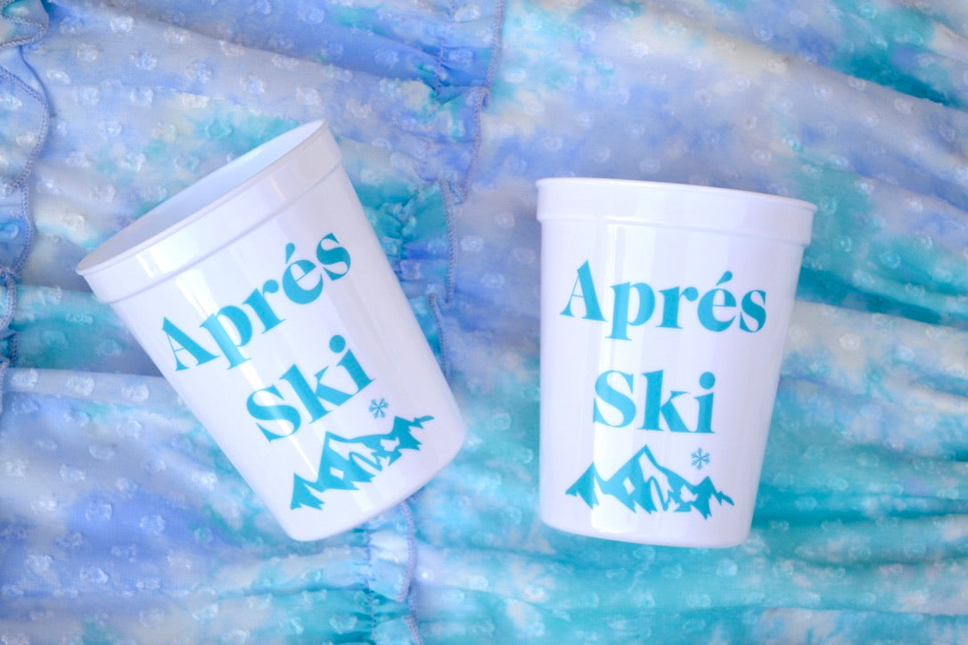 Apres Ski Winter Bachelorette Party Cups