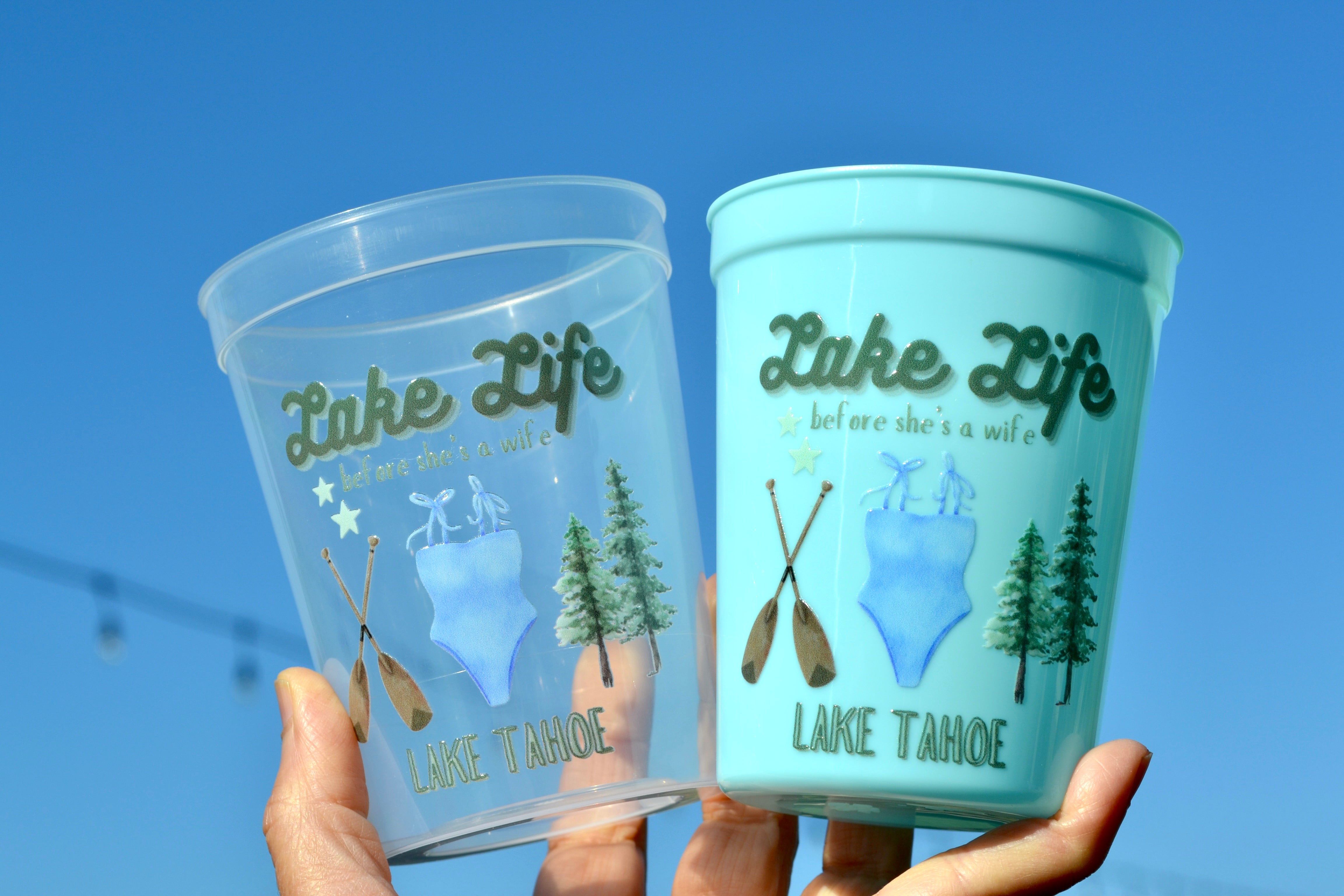 Lake Bachelorette Party Cups