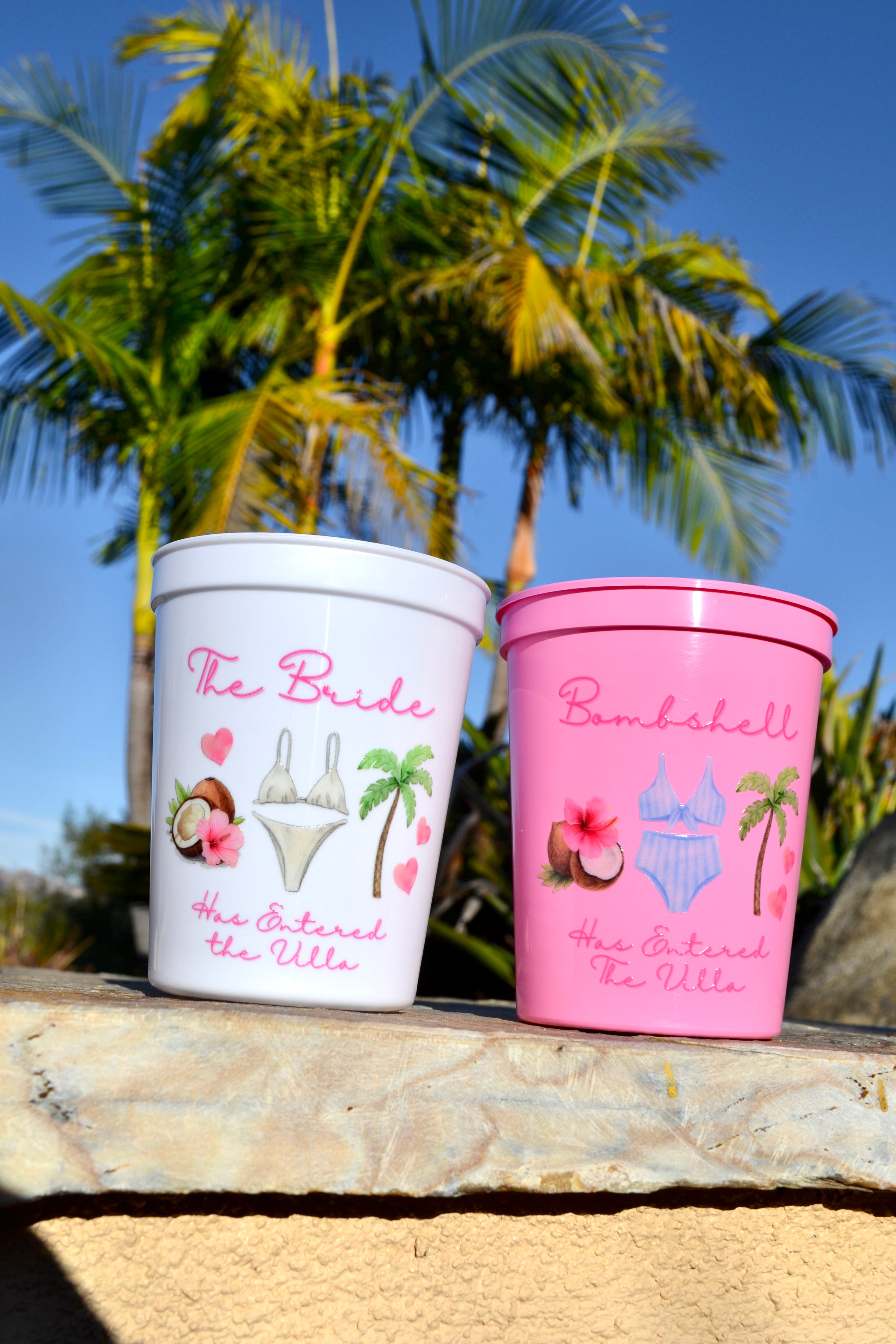 Bachelorette Island Cups