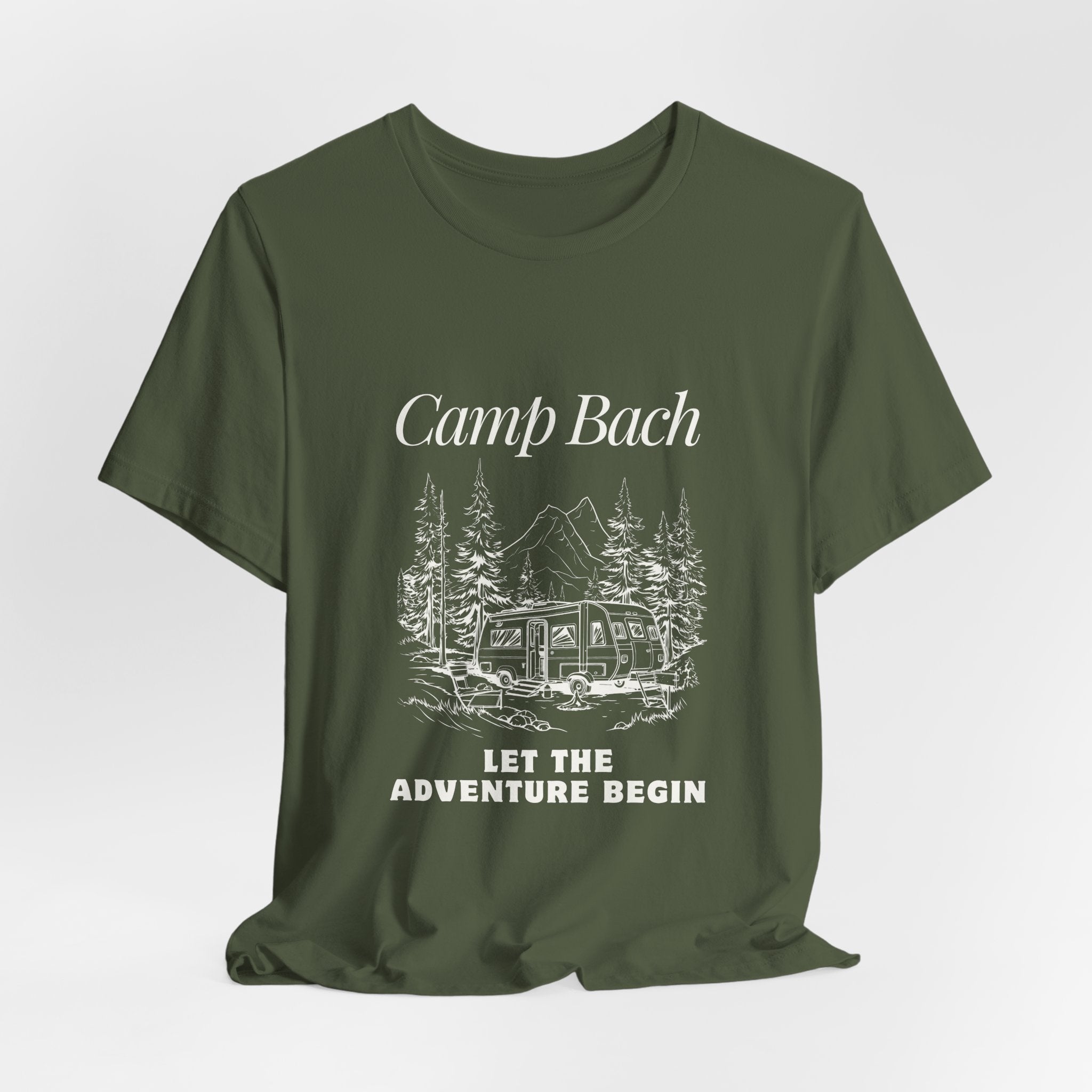 Green Camping Bachelorette T-Shirt