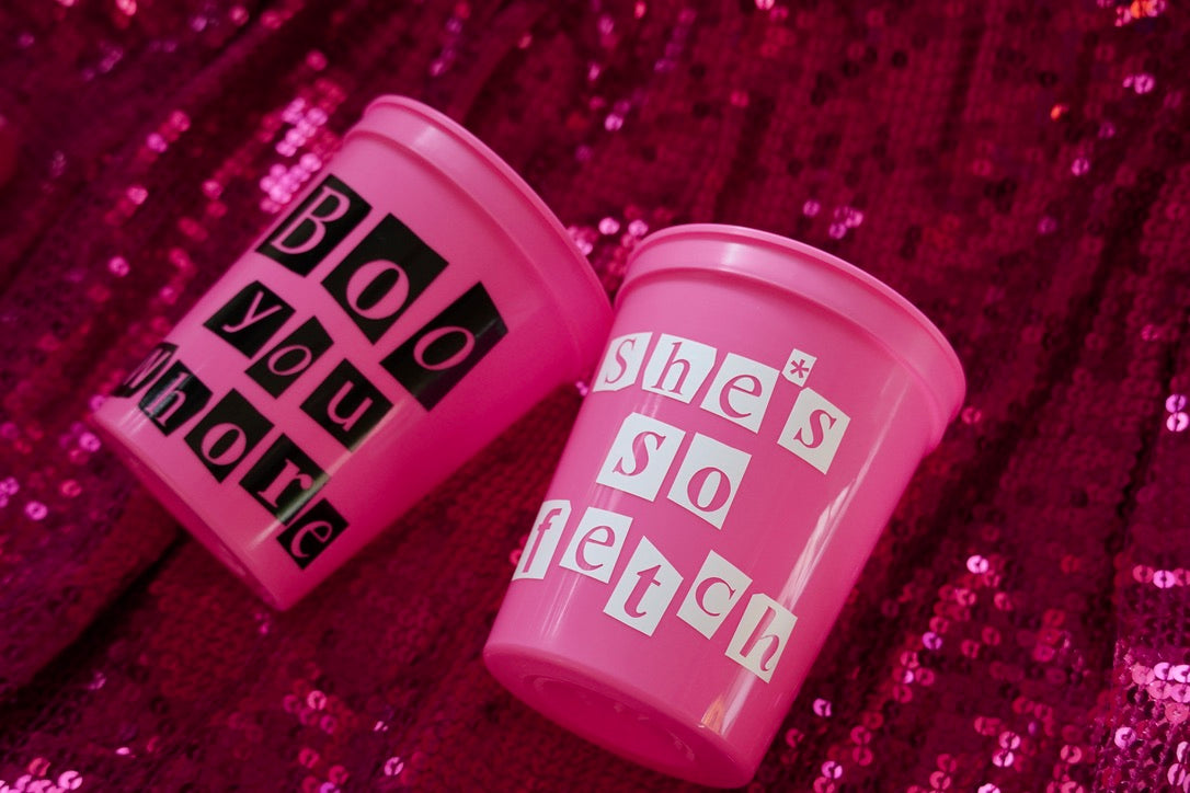 Mean Girls Bachelorette Birthday Party Cups