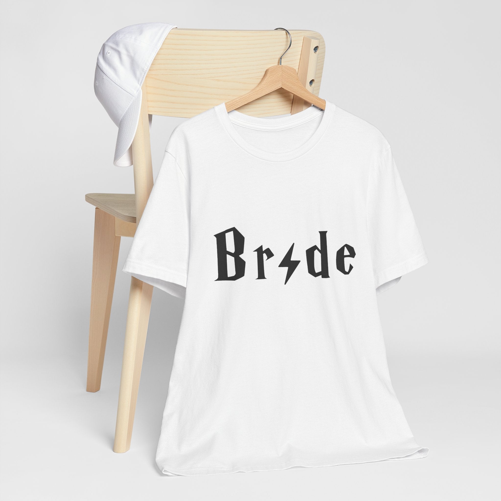 Bride Lightning Bolt Graphic Tee – Magical Wizard Bachelorette Party Shirt & Engagement Gift