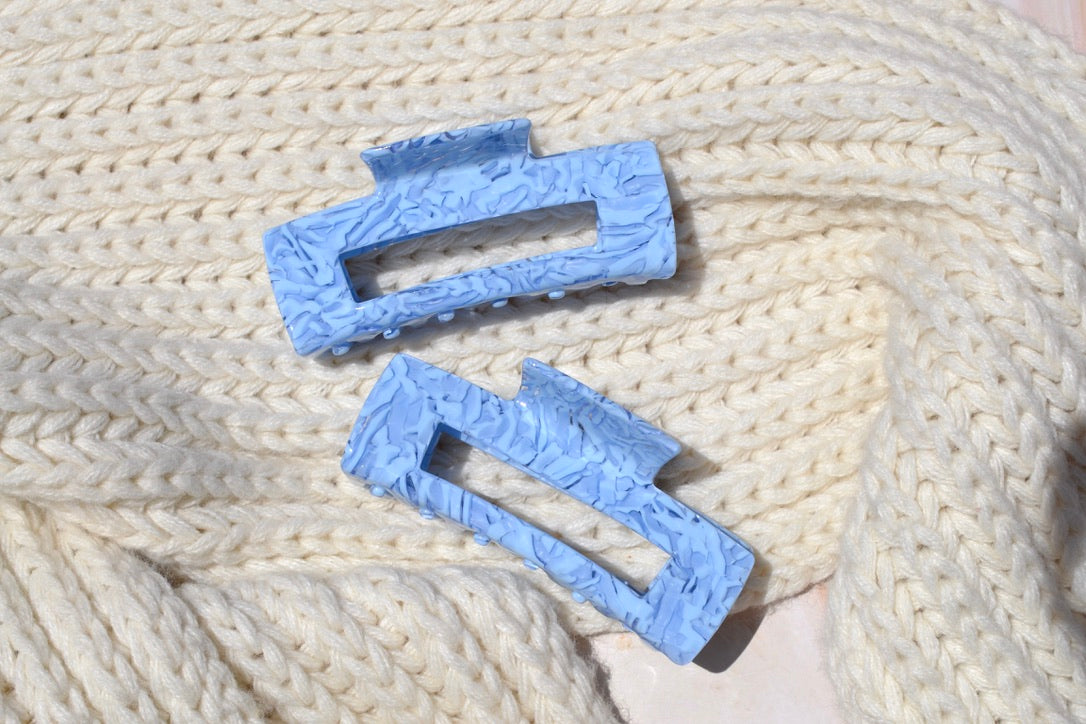 Personalized Dusty Blue Hair Claws