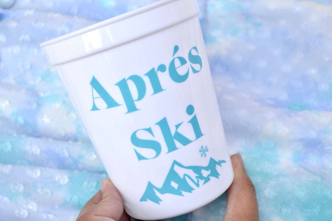 Apres Ski Winter Bachelorette Party Cups