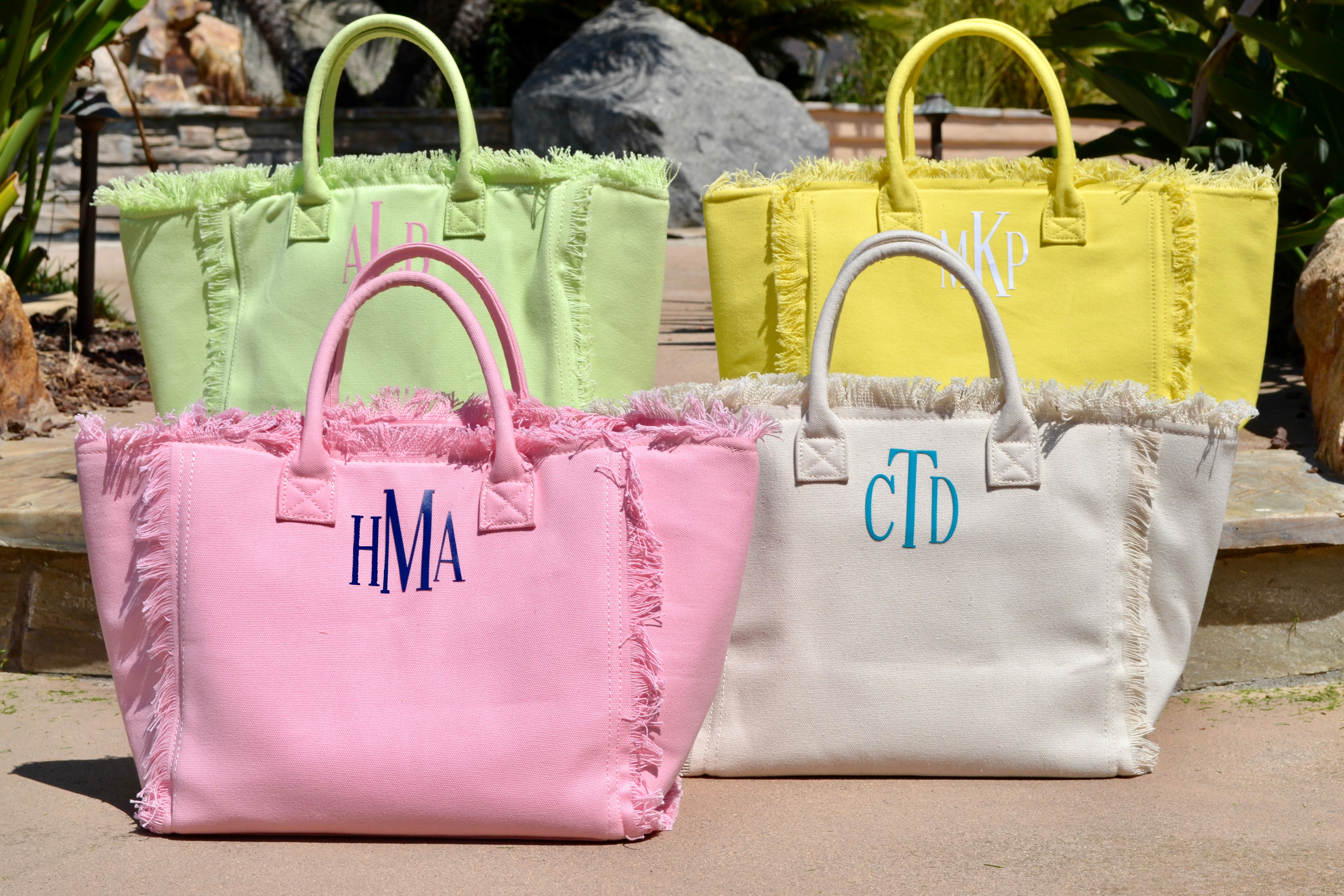 Monogram tote bag