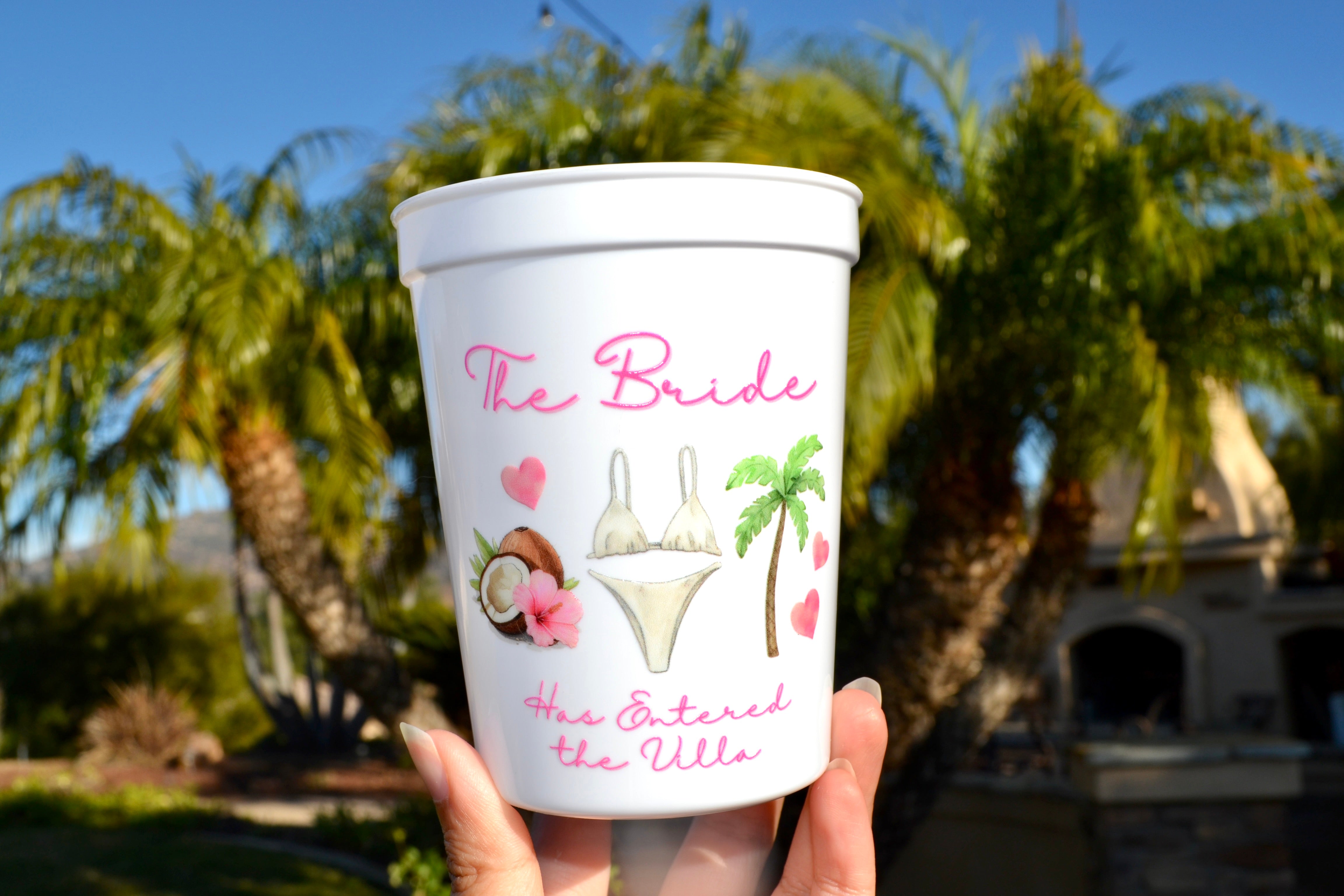 Bachelorette Island Cups