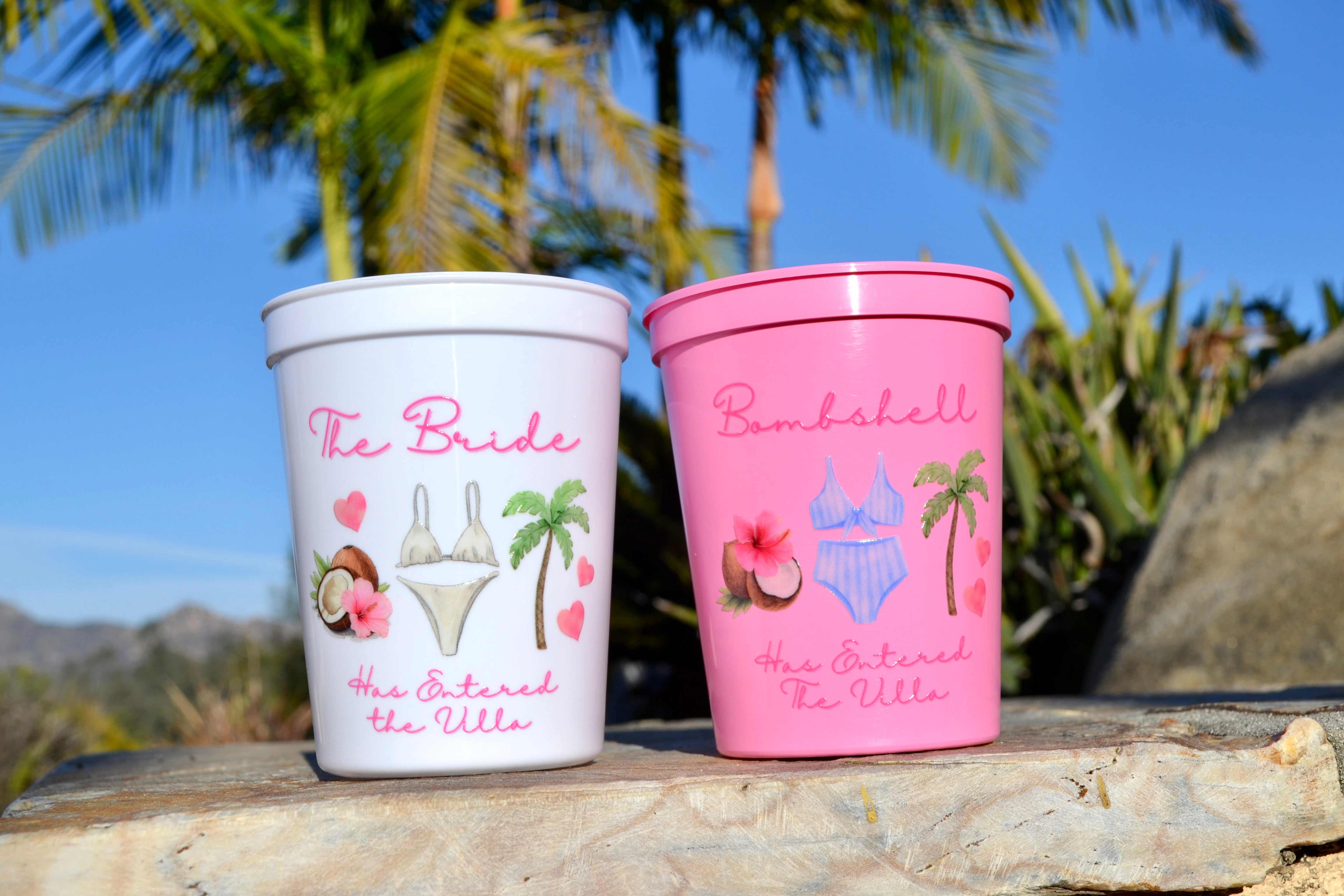 Bachelorette Island Cups