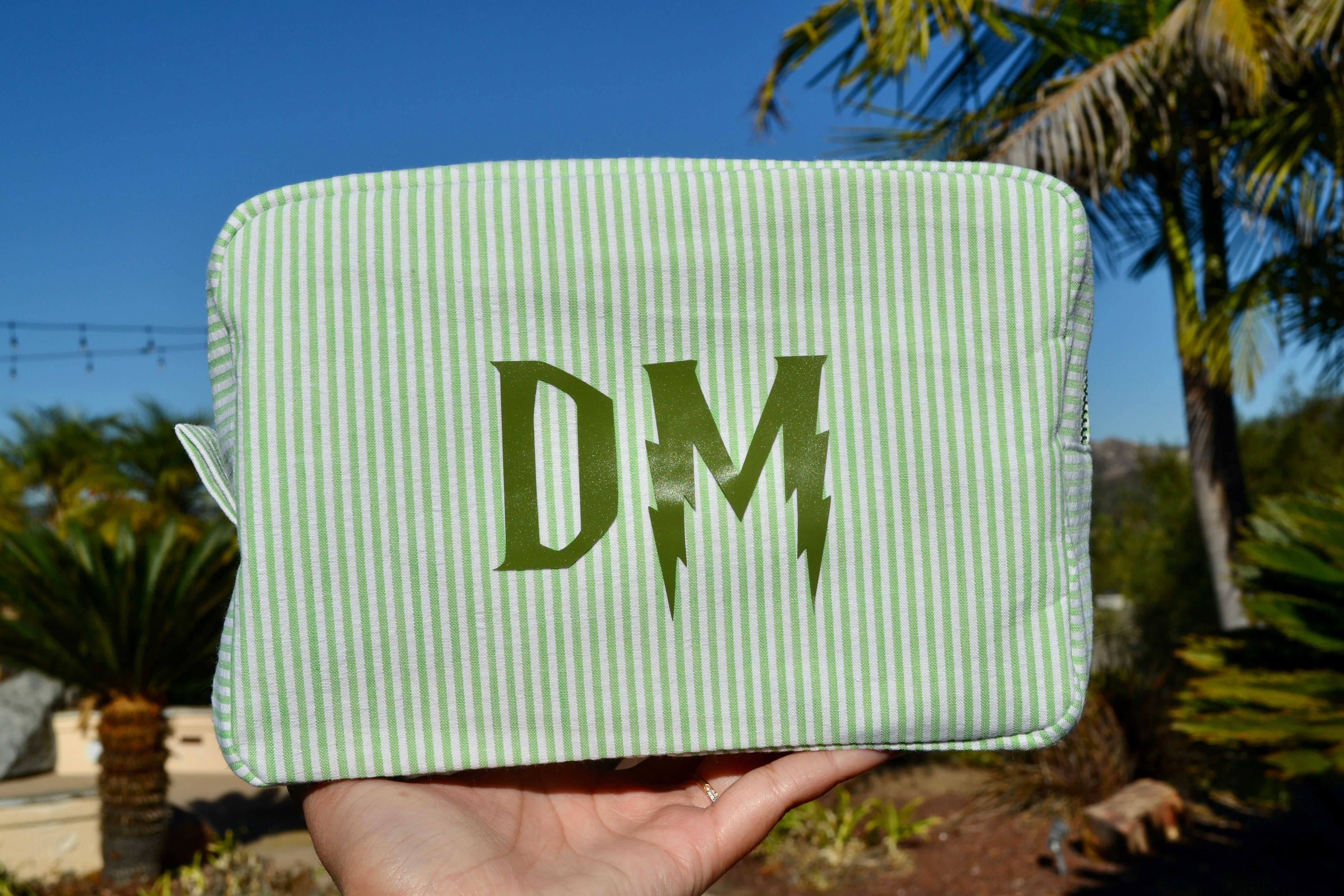 Magical-Inspired Monogram Makeup Bags