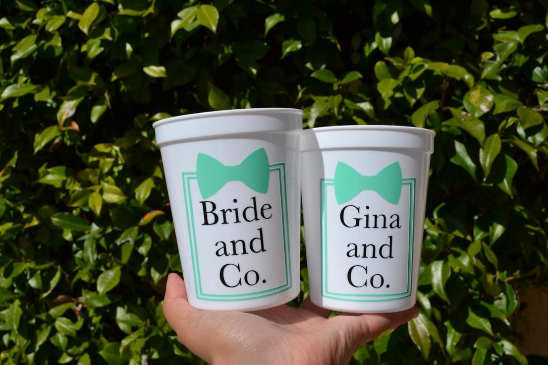 Bride and Co Tiffany Inspired Party Cups