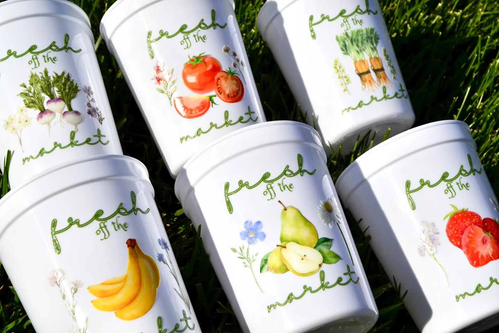 Fresh off the Market Cups