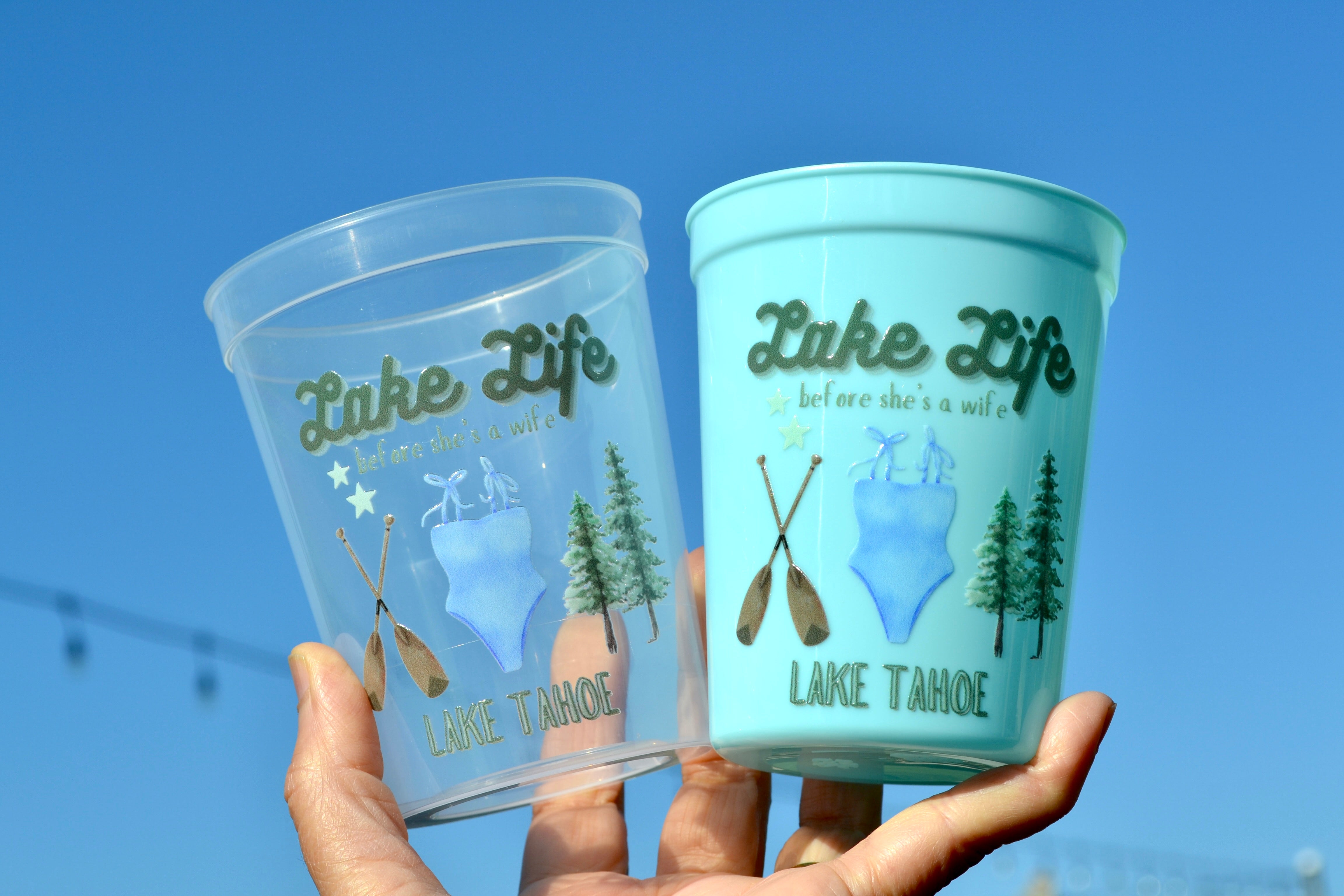 Lake Bachelorette Cups