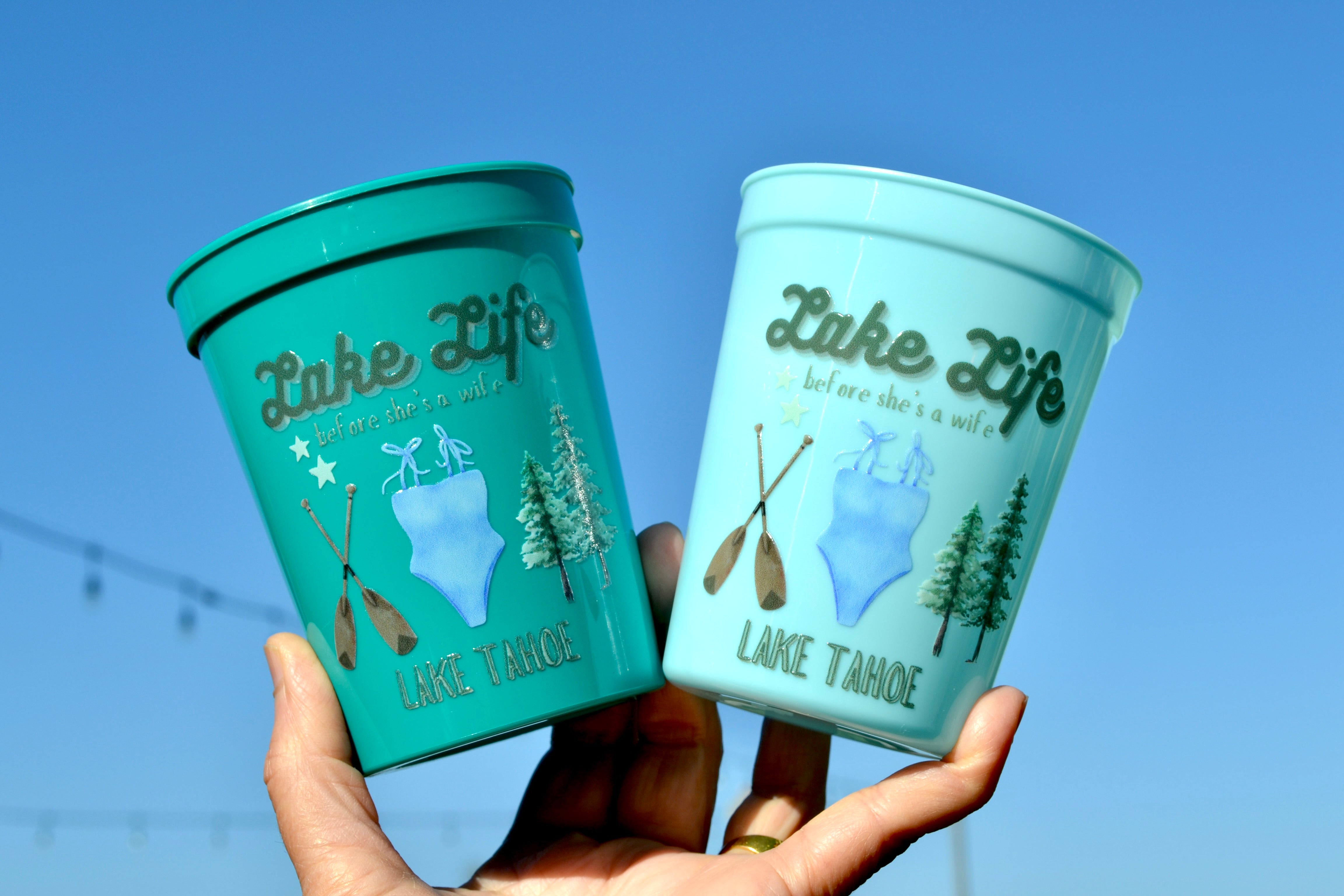 Lake Bachelorette Cups