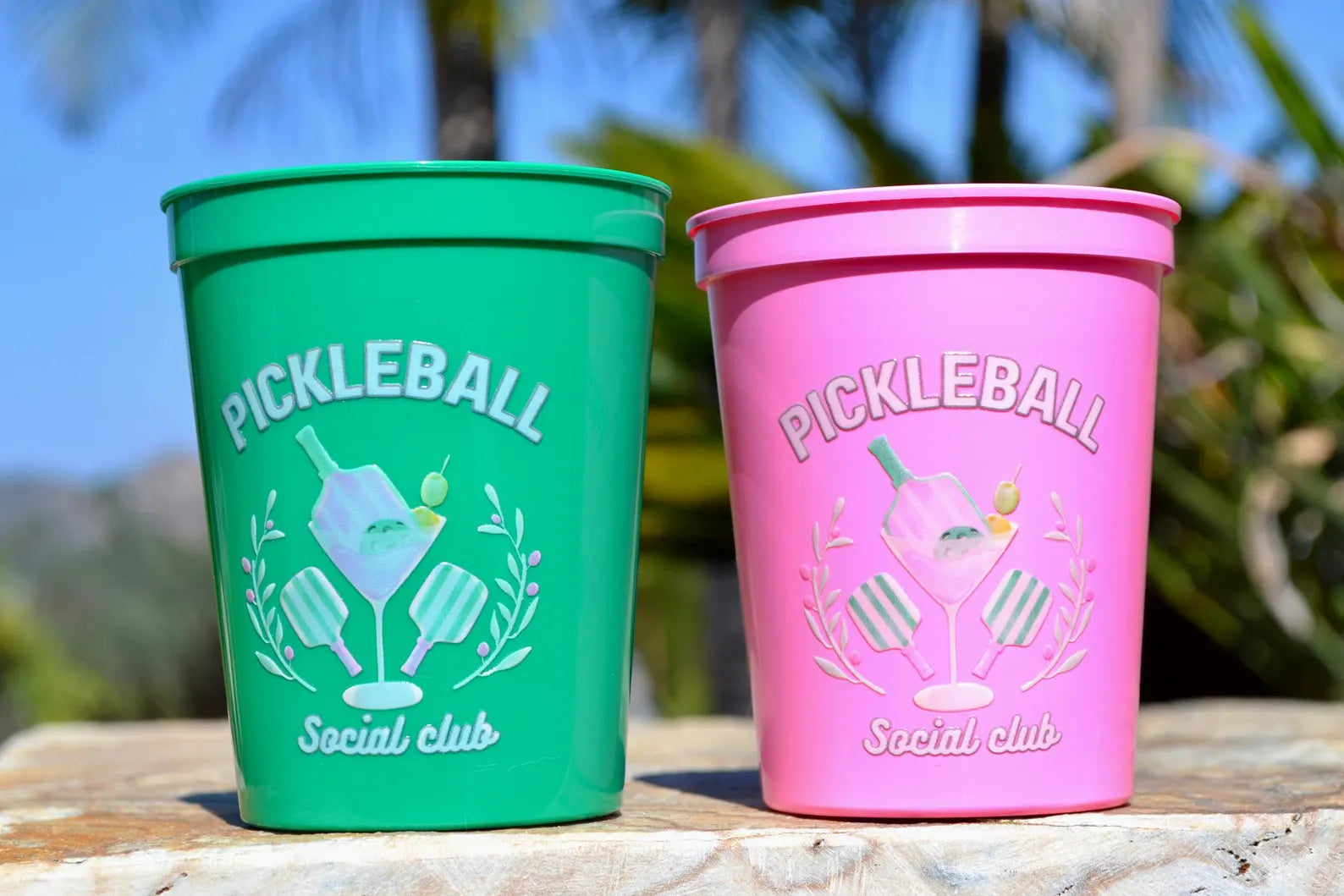 Pickleball party cups