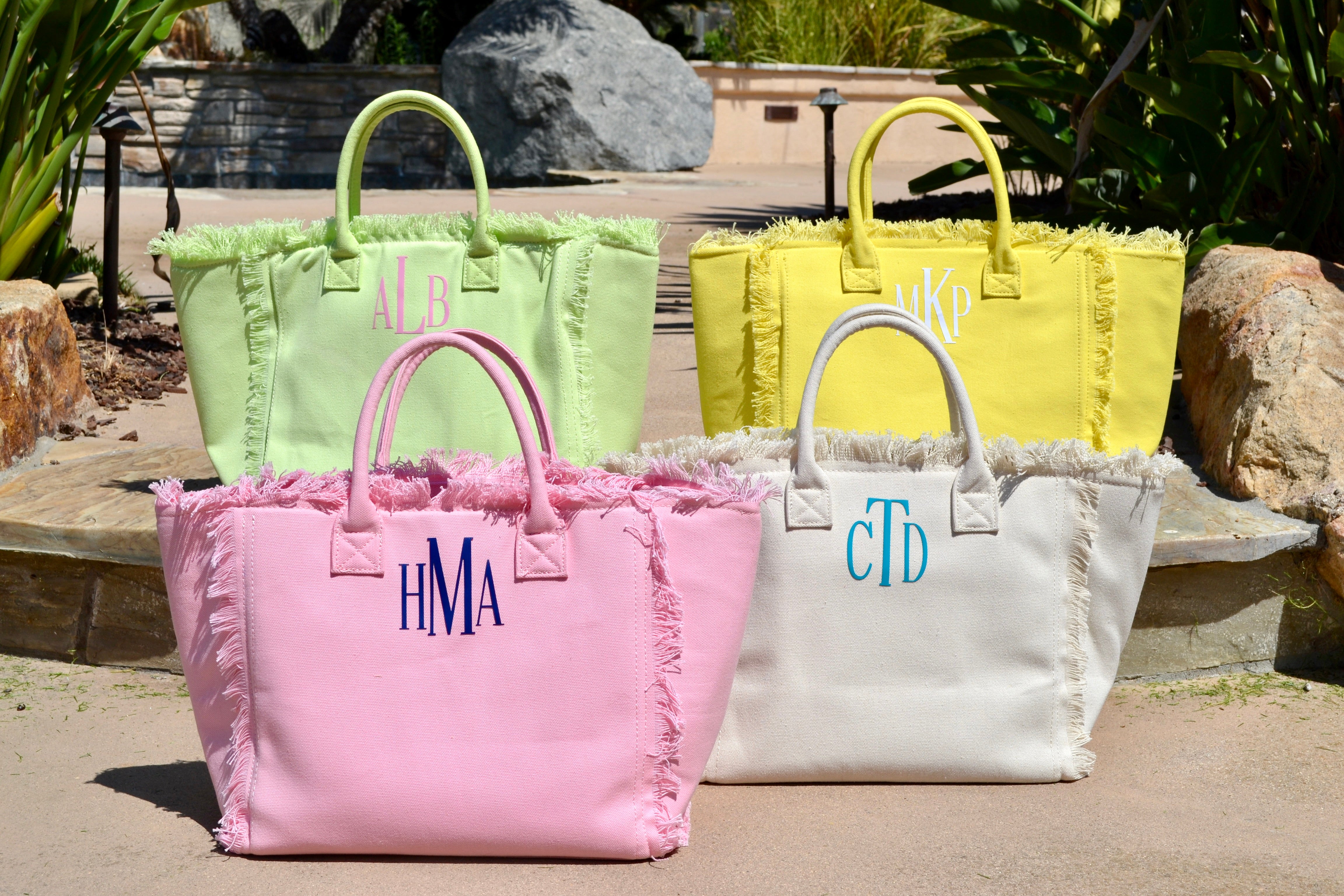 Preppy Monogram tote bag