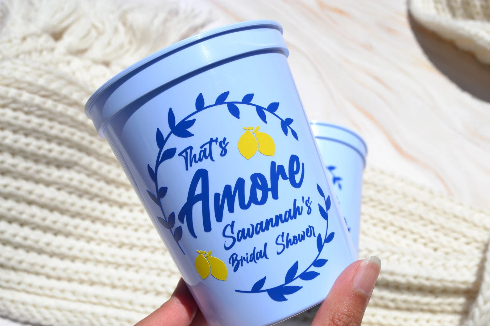 Italian Summer Bachelorette Party Cups