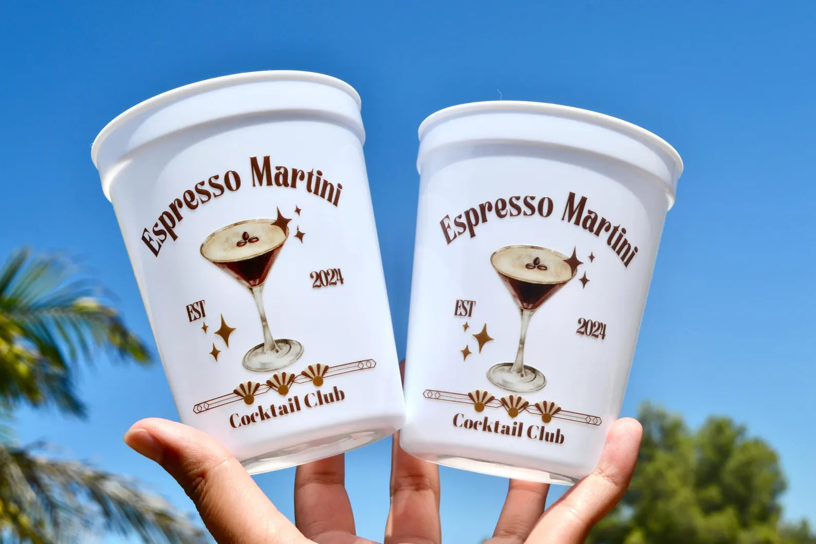 Espresso Martini Bachelorette Party Cups