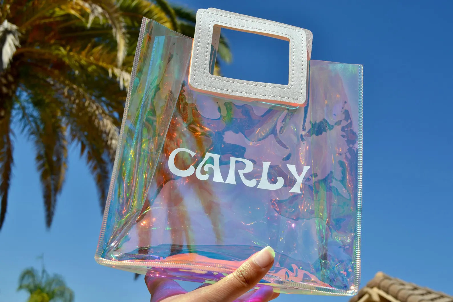 Custom Mini Holographic Tote Bag