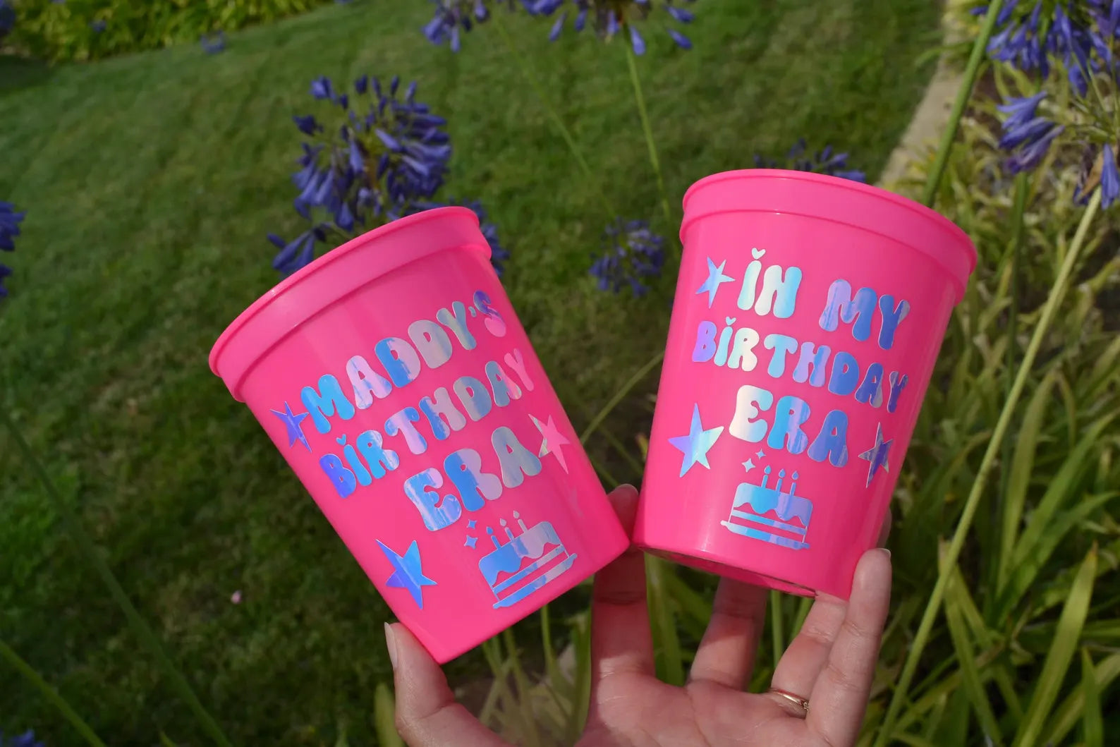 Custom In my Birthday Era Party Cups