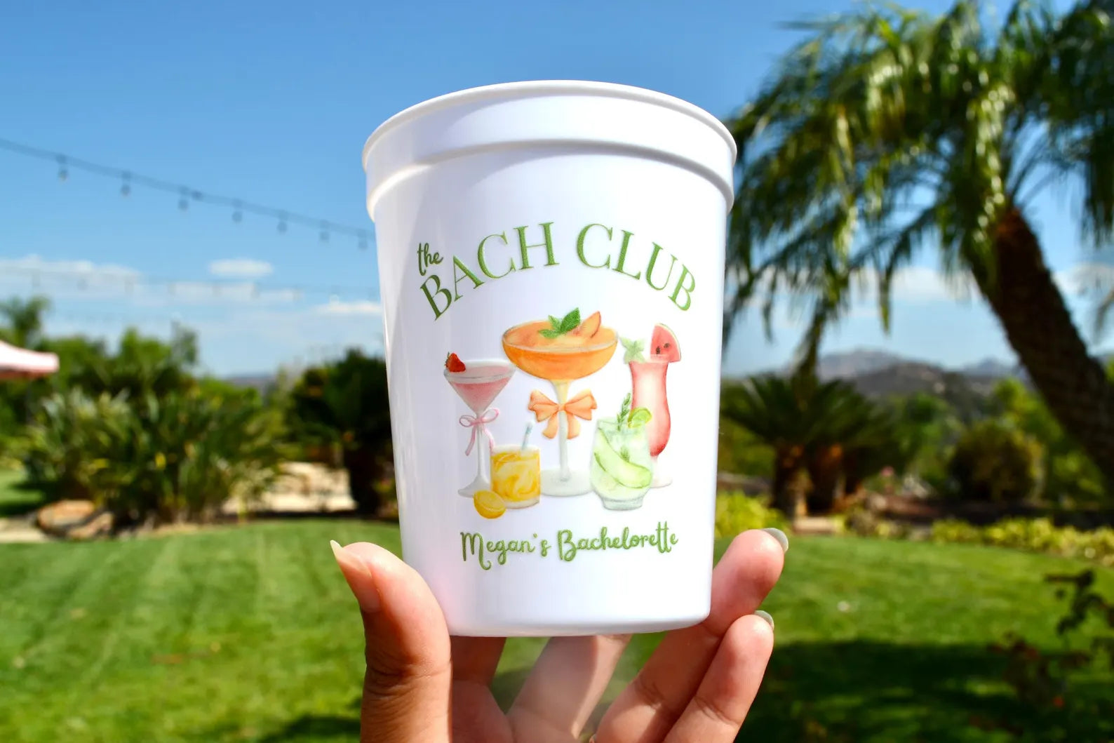 The Bach Club Party Cups