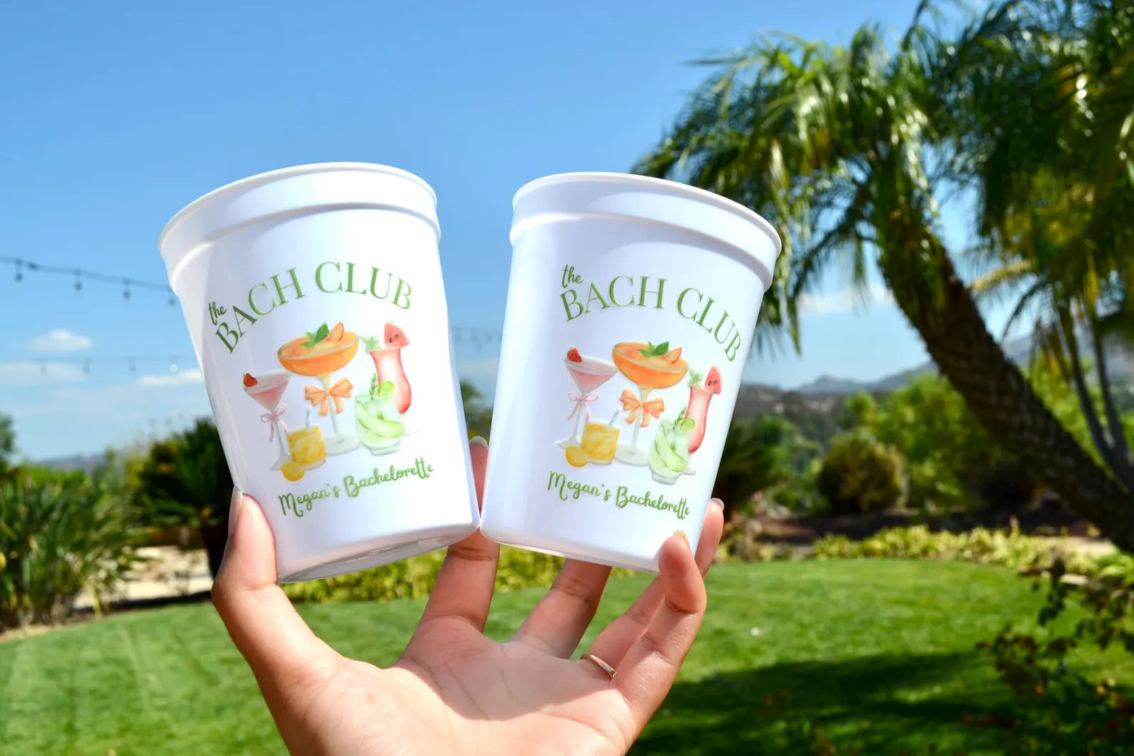 The Bach Club Party Cups