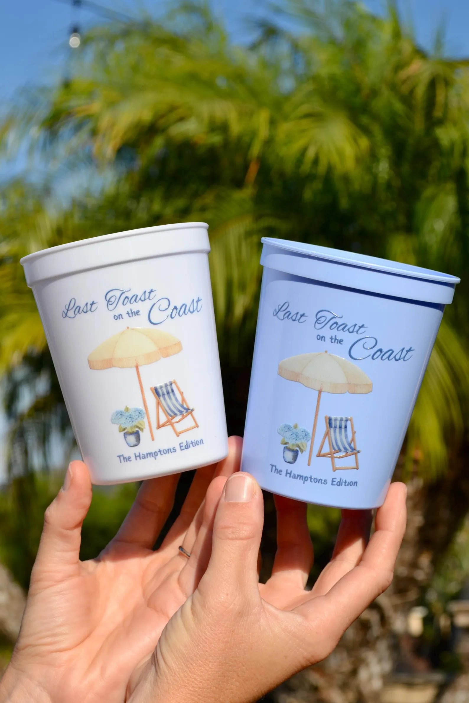 Personalized Last Toast on the Coast Cups