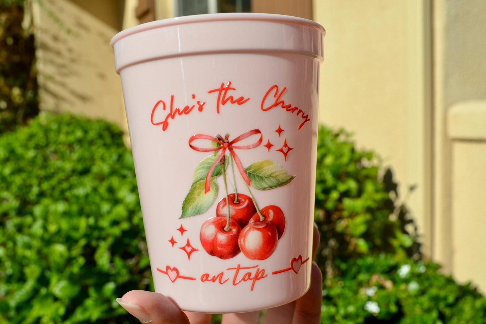 She's the Cherry on Top Bridal Shower Cups