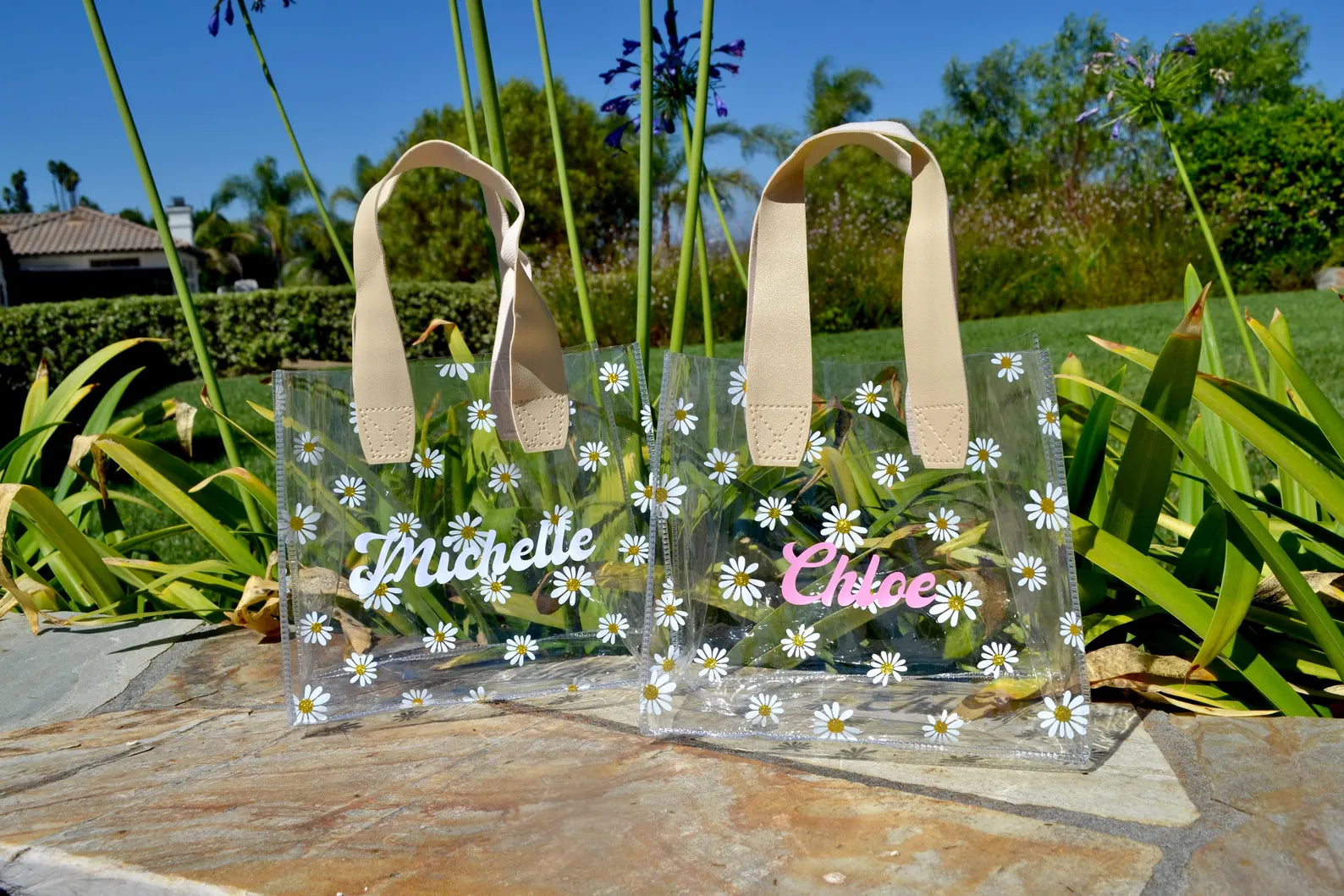 Custom Mini Daisy Tote Bag, Flower Girl Gifts