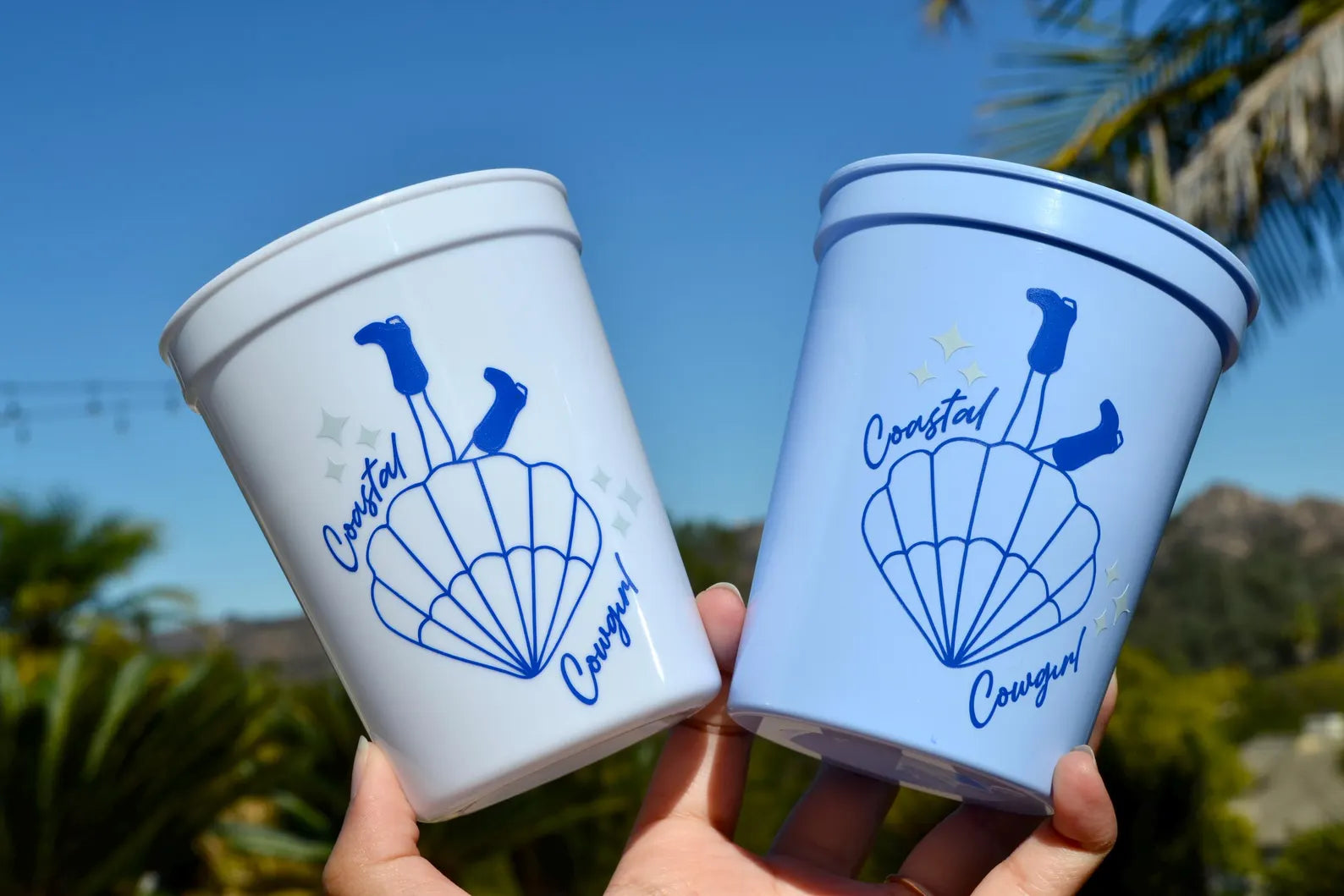 Coastal Cowgirl Bachelorette Party Cups